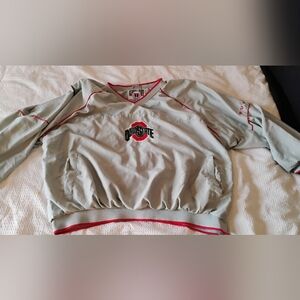 Ohio State Gray Windbreaker Jacket